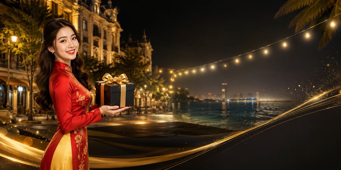 Người phụ nữ mặc áo dài truyền thống thực hiện giao dịch nạp tiền trực tuyến tại Hà Nội